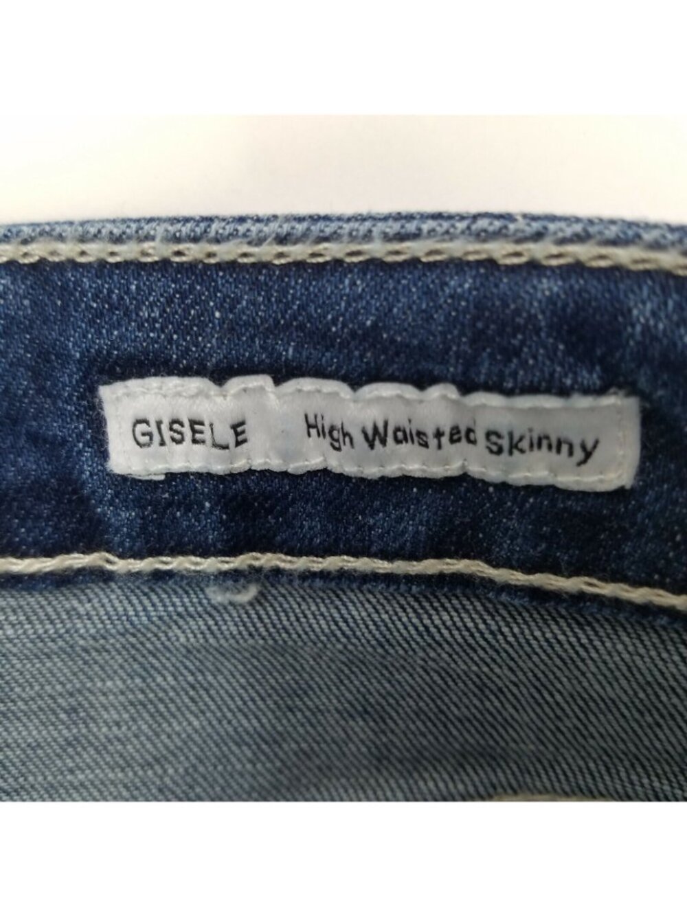 Dear John Women's Size 25 Jeans Gisele High Waisted Skinny Raw Hem Step Hem - Picture 9 of 10